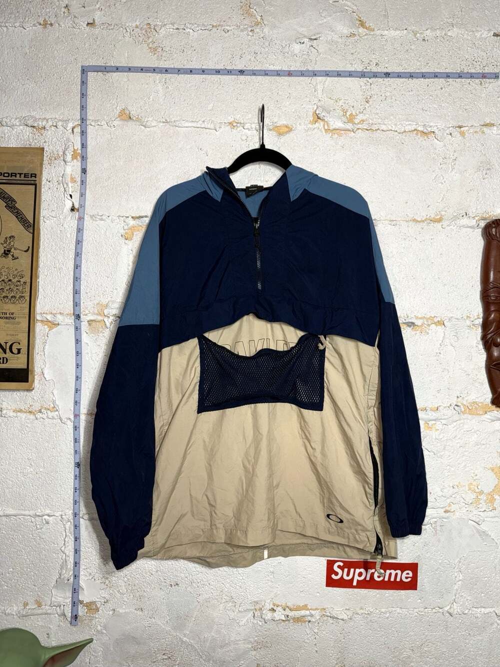 Vintage Oakley Software Technical Mesh Pocket Anorak Windbreaker Jacket